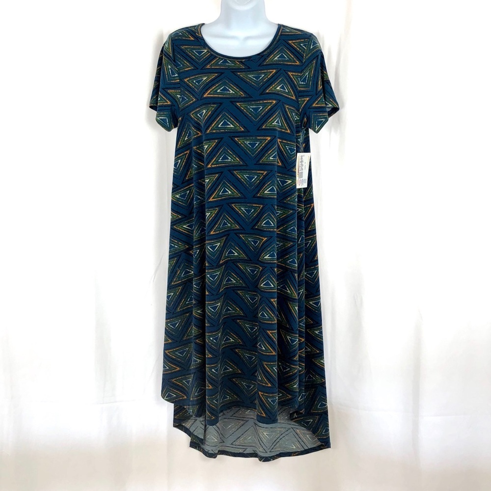 LuLaRoe Carly knit high-low T-shirt dress NWT S